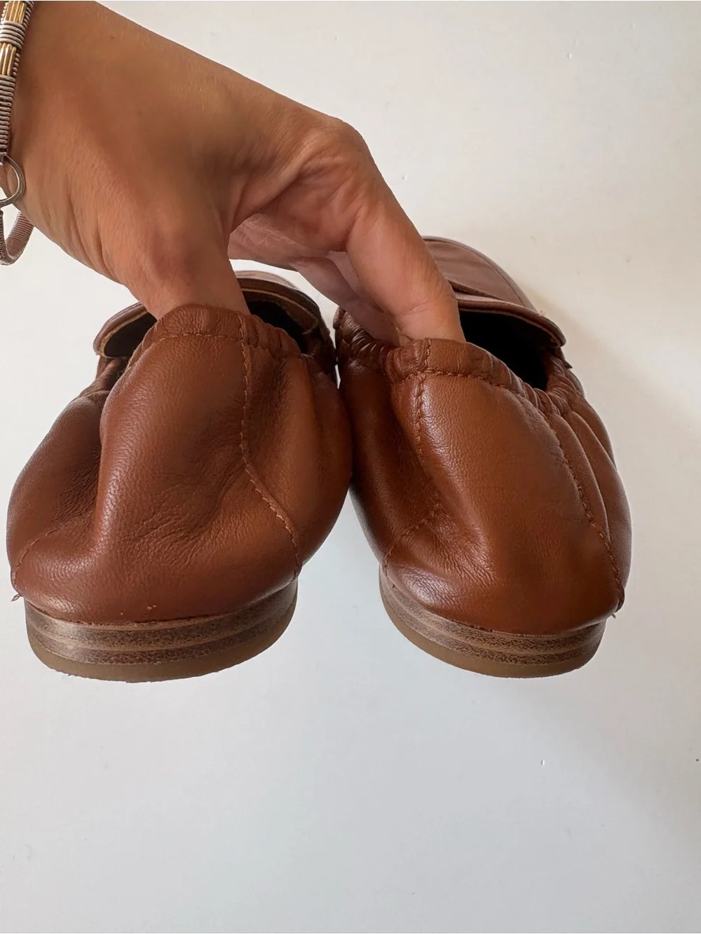 Quince || Italian Leather Soft Loafers in Cognac Flats Penny Classic 10